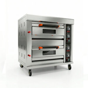 Horno de pizza a gas 2 camaras 2 latas