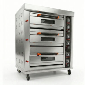Horno de pizza a gas 3 camaras