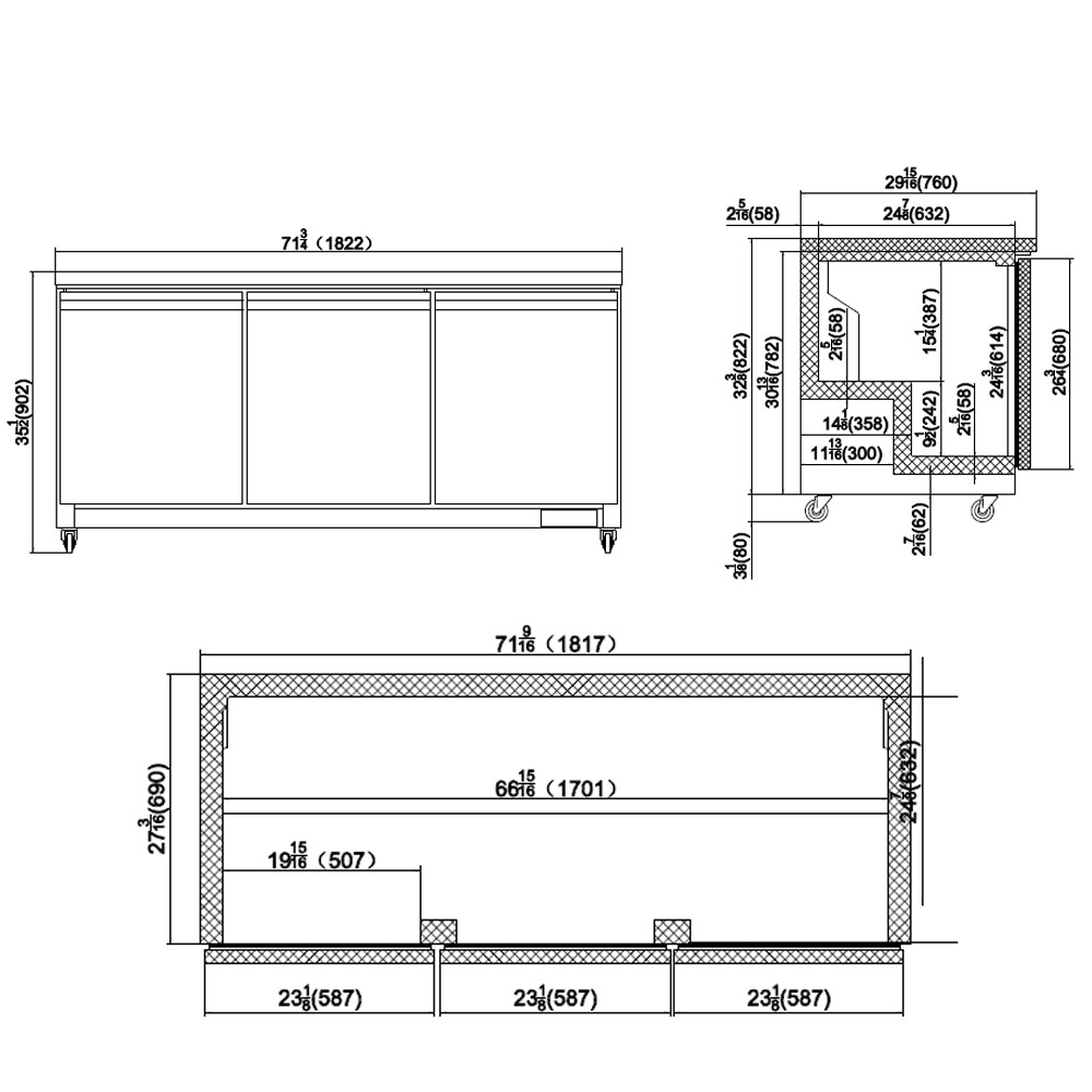 Congelador horizontal Nordik KUC72F - Imagen 2
